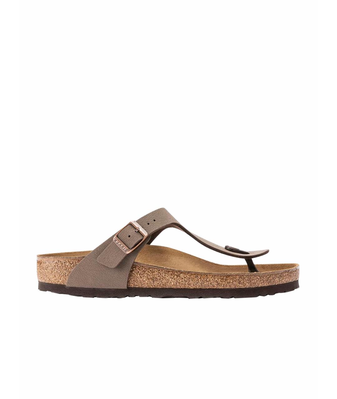 BIRKENSTOCK Бежевые шлепанцы, фото 1