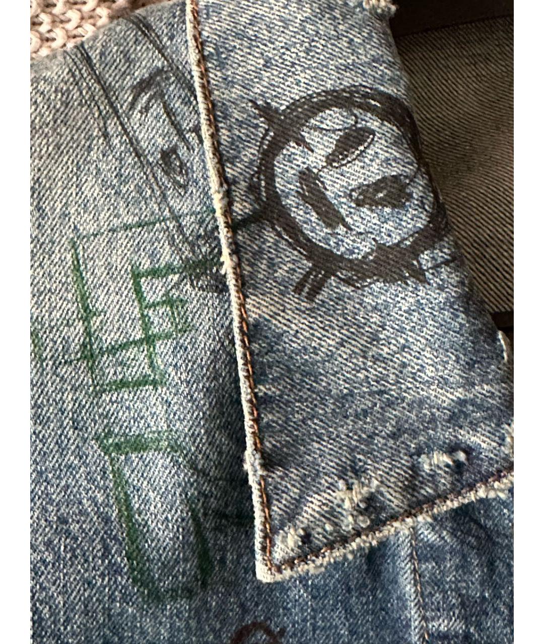 BALENCIAGA Синяя хлопковая куртка, фото 7