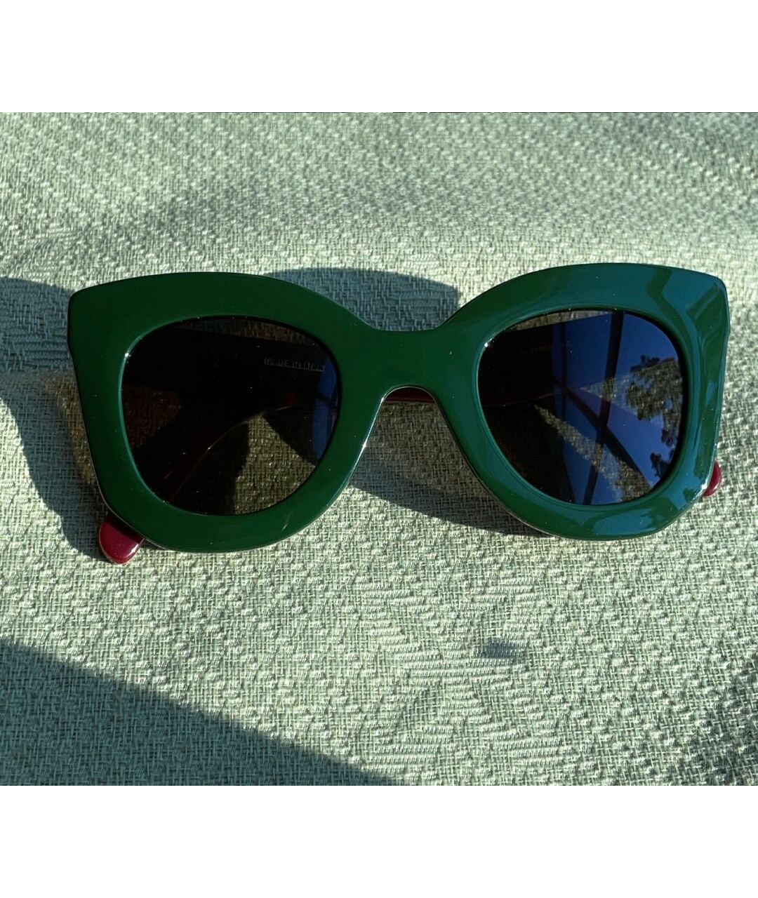 CELINE PRE-OWNED Мульти пластиковые солнцезащитные очки, фото 3