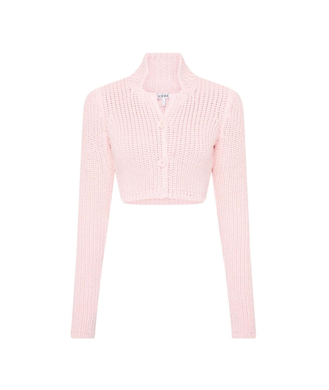 LOEWE Розовый кардиган, фото 1