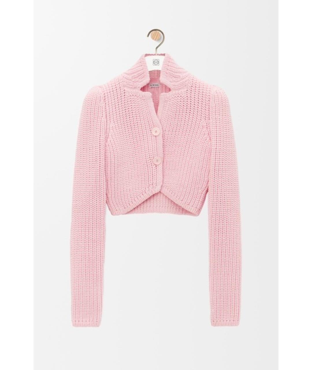 LOEWE Розовый кардиган, фото 4