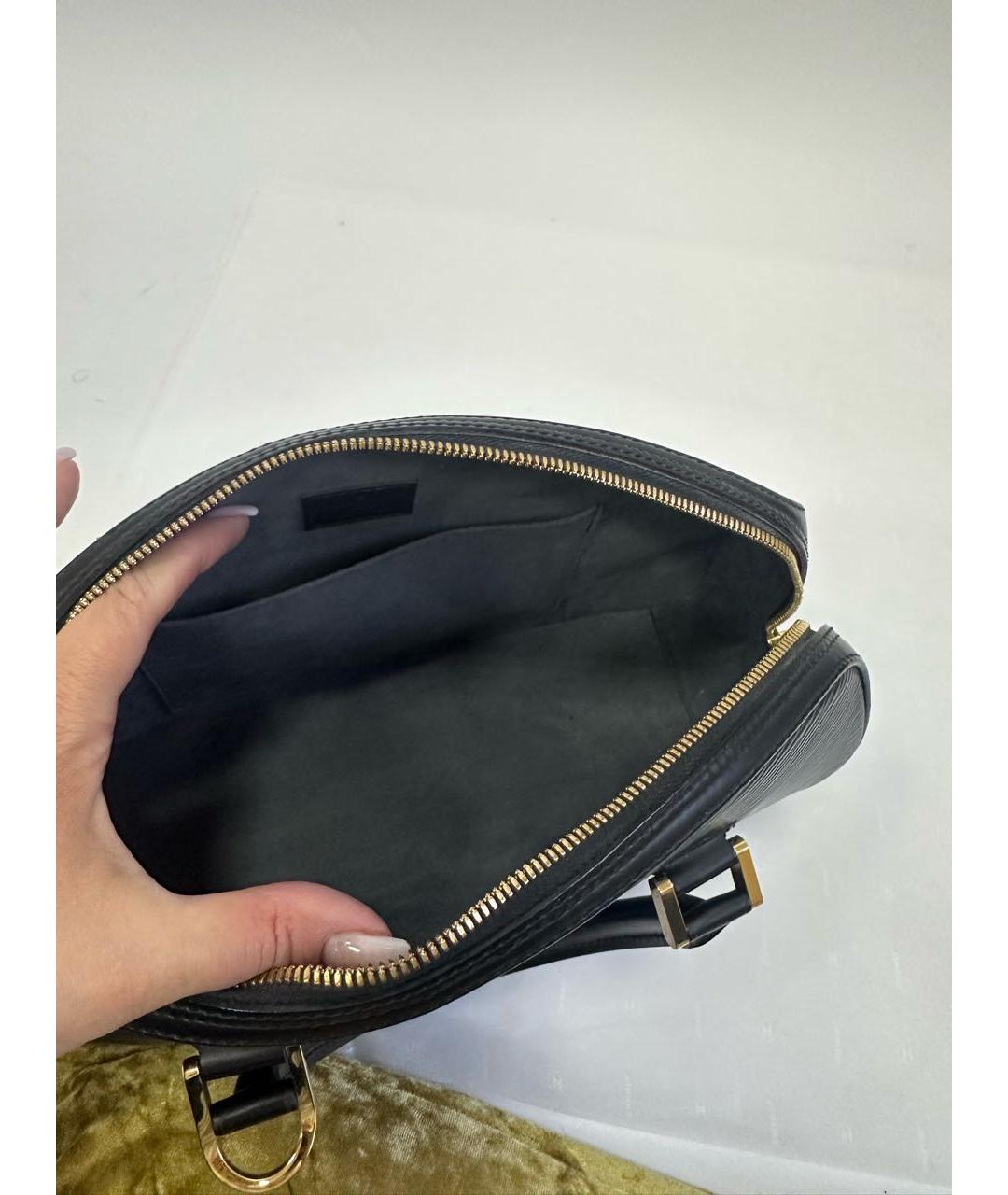 LOUIS VUITTON Кожаная сумка с короткими ручками, фото 4