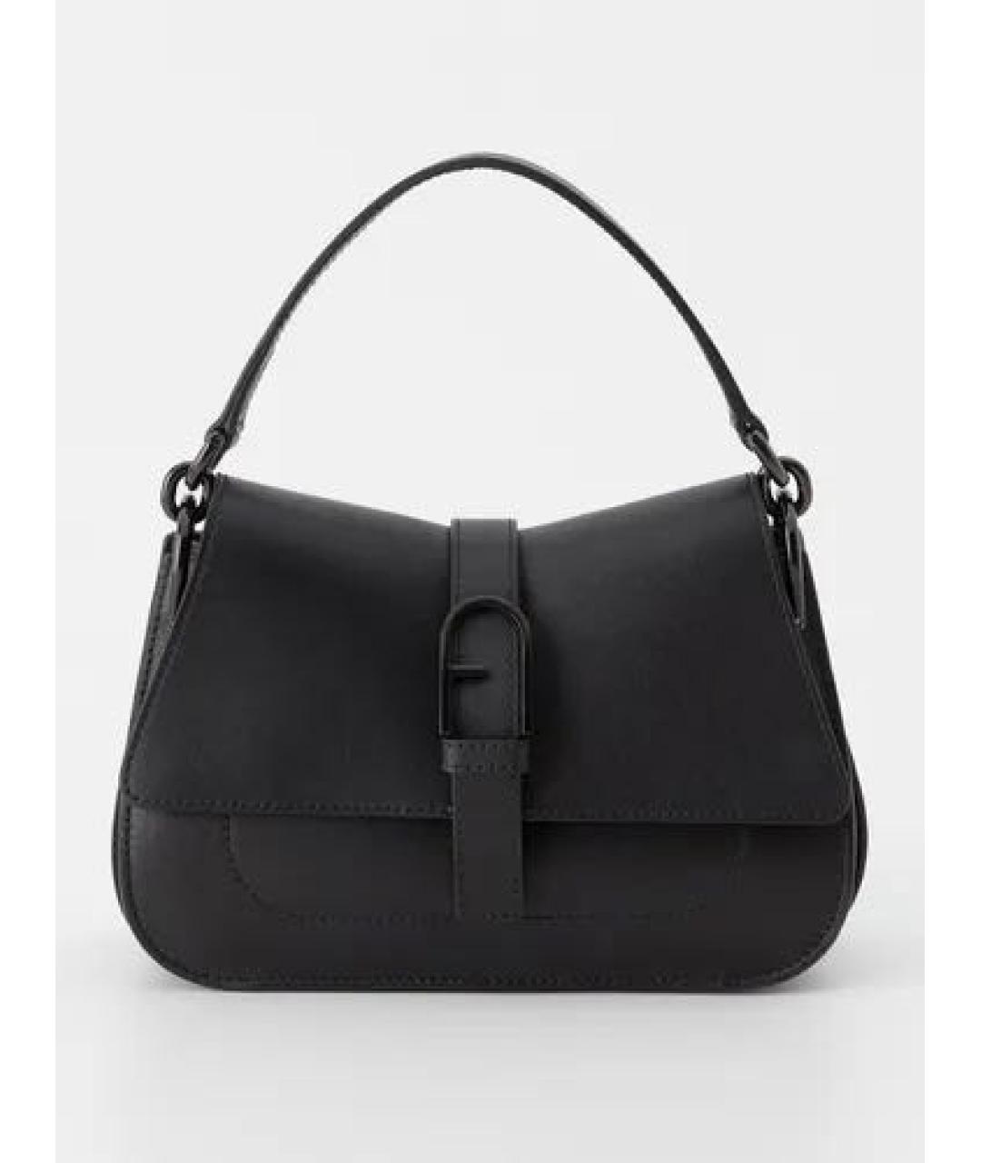FURLA Черная кожаная сумка через плечо, фото 2