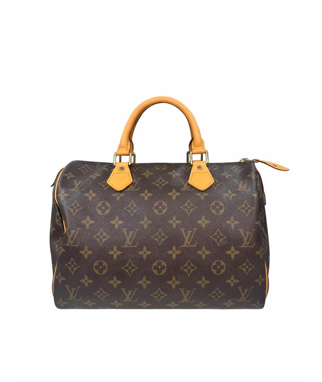 LOUIS VUITTON Коричневая сумка с короткими ручками, фото 1