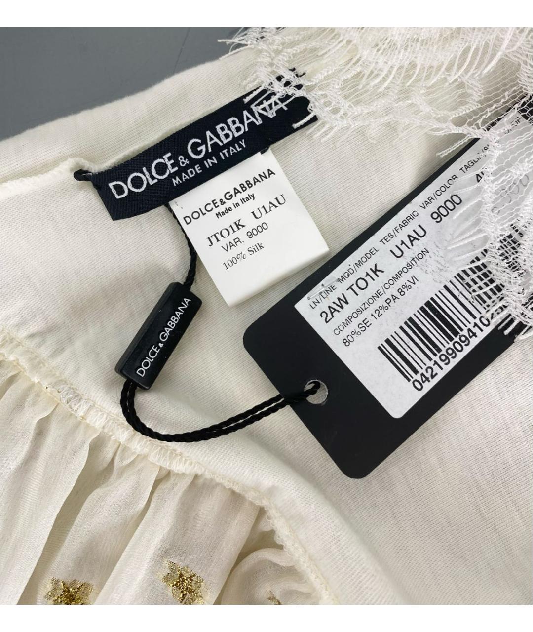 DOLCE&GABBANA Шелковая блузы, фото 3
