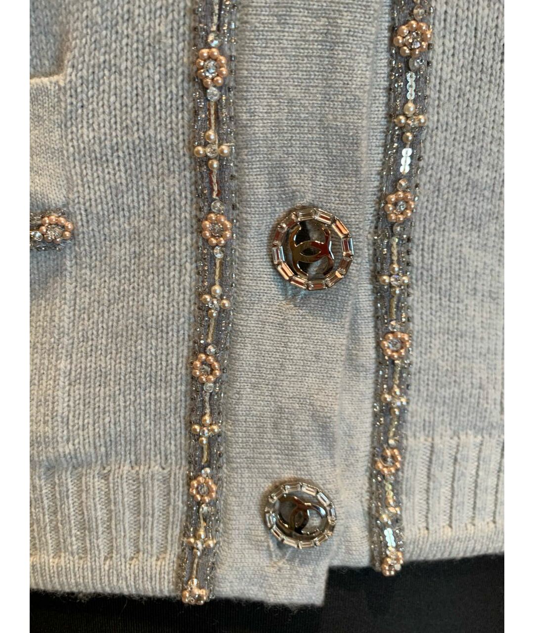 CHANEL Серый кардиган, фото 5