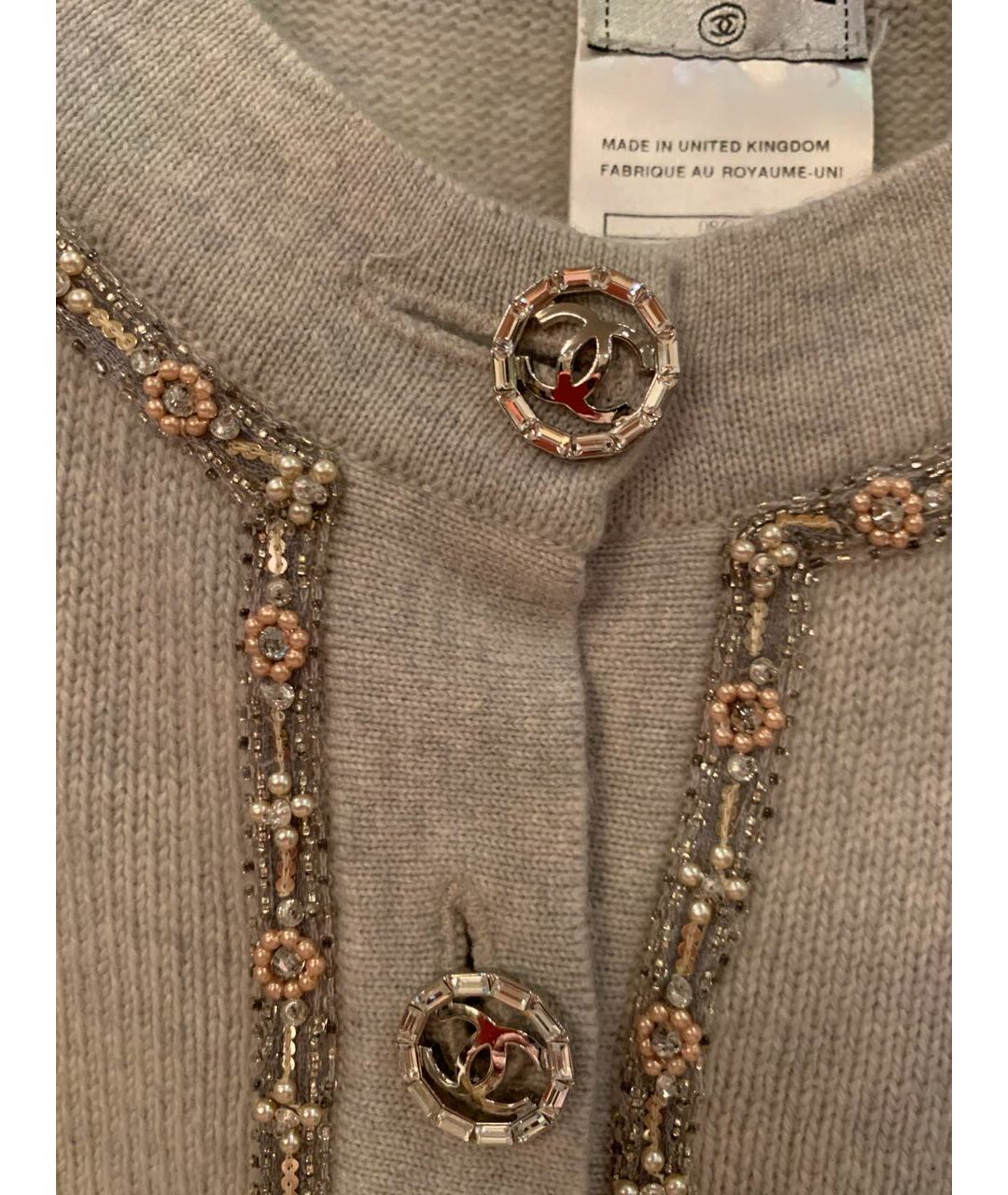 CHANEL Серый кардиган, фото 3