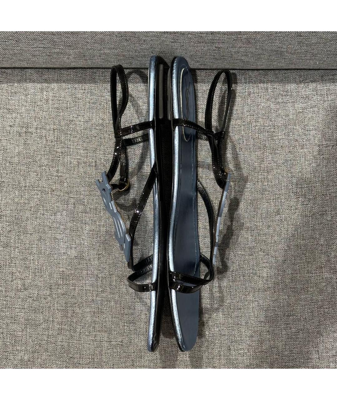 SAINT LAURENT Кожаные сандалии, фото 3