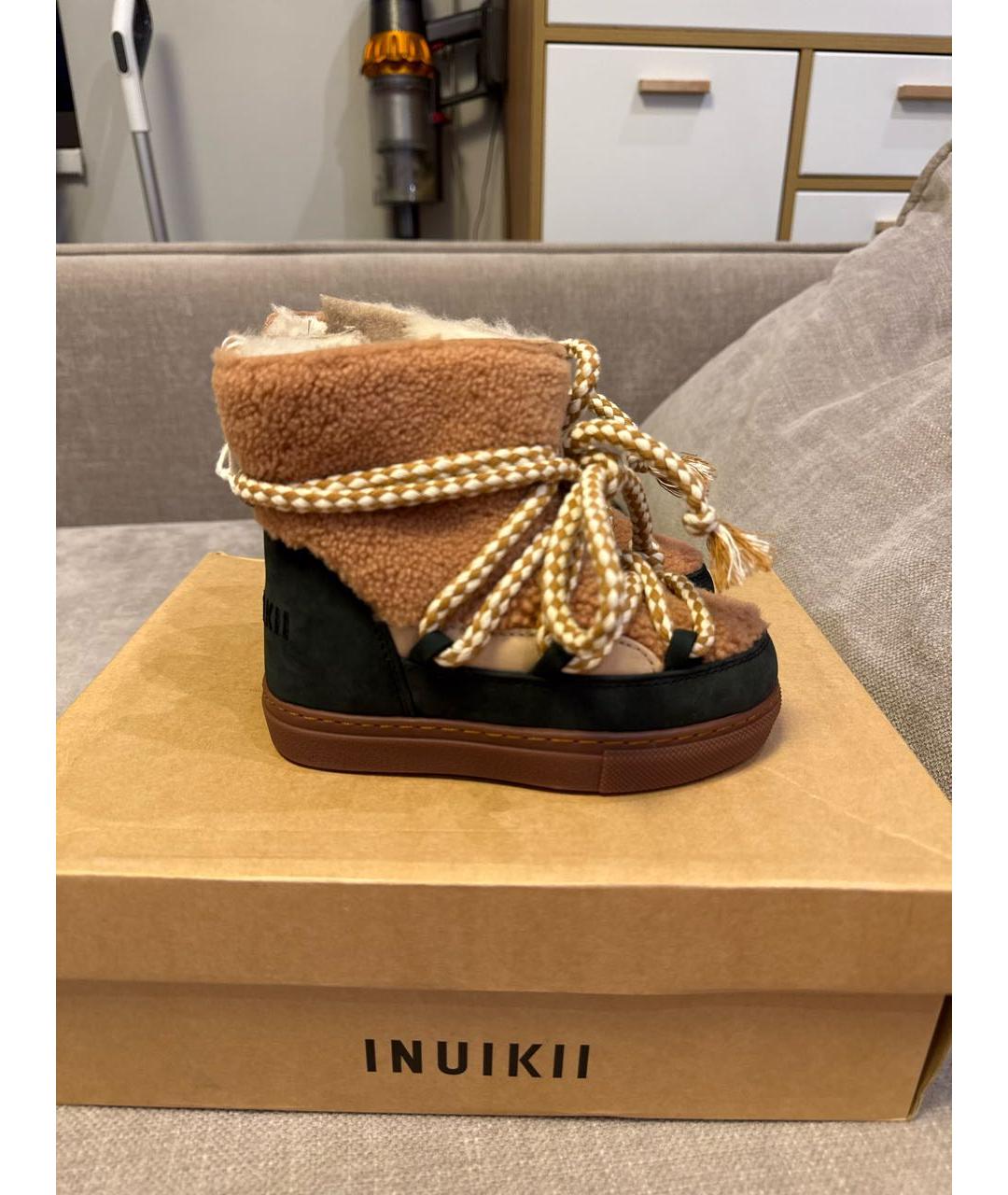 INUIKII Мульти кожаные ботинки, фото 5