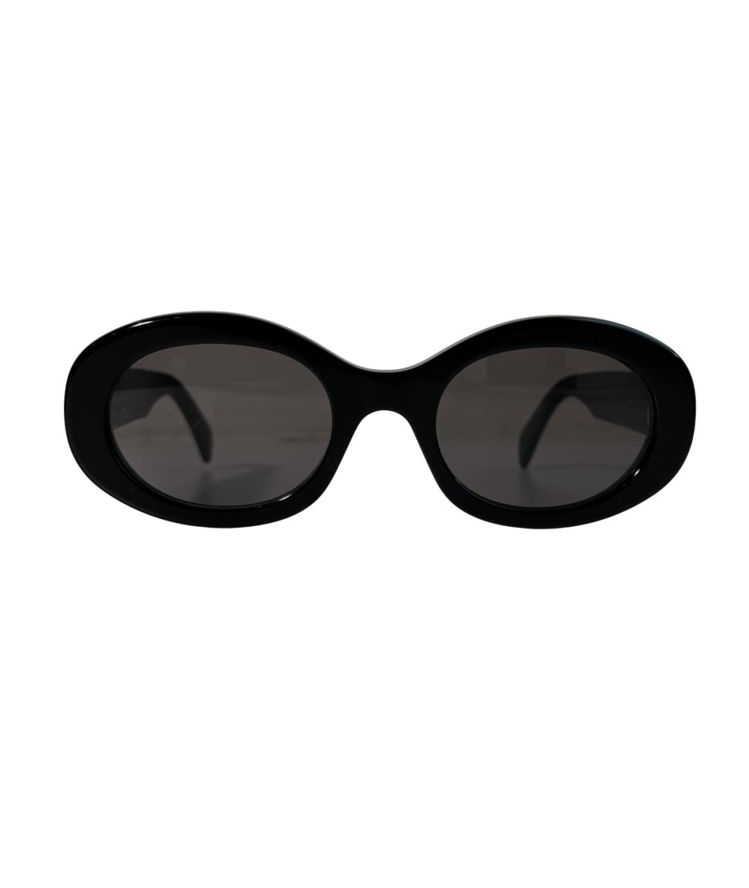 CELINE Черные пластиковые солнцезащитные очки, фото 2