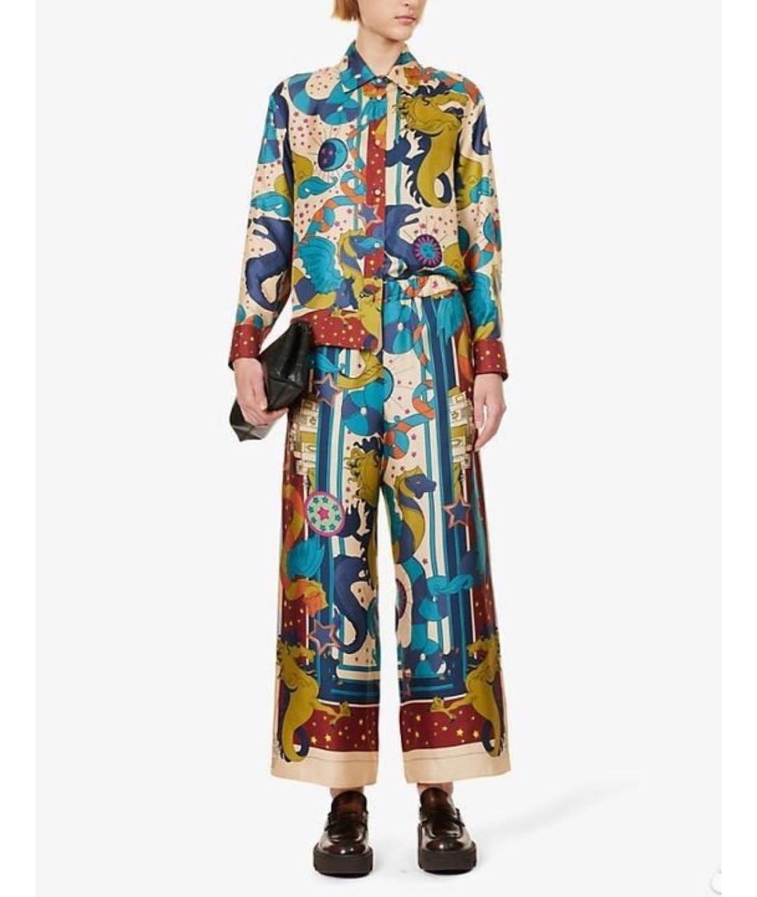 WEEKEND MAX MARA Шелковые прямые брюки, фото 6