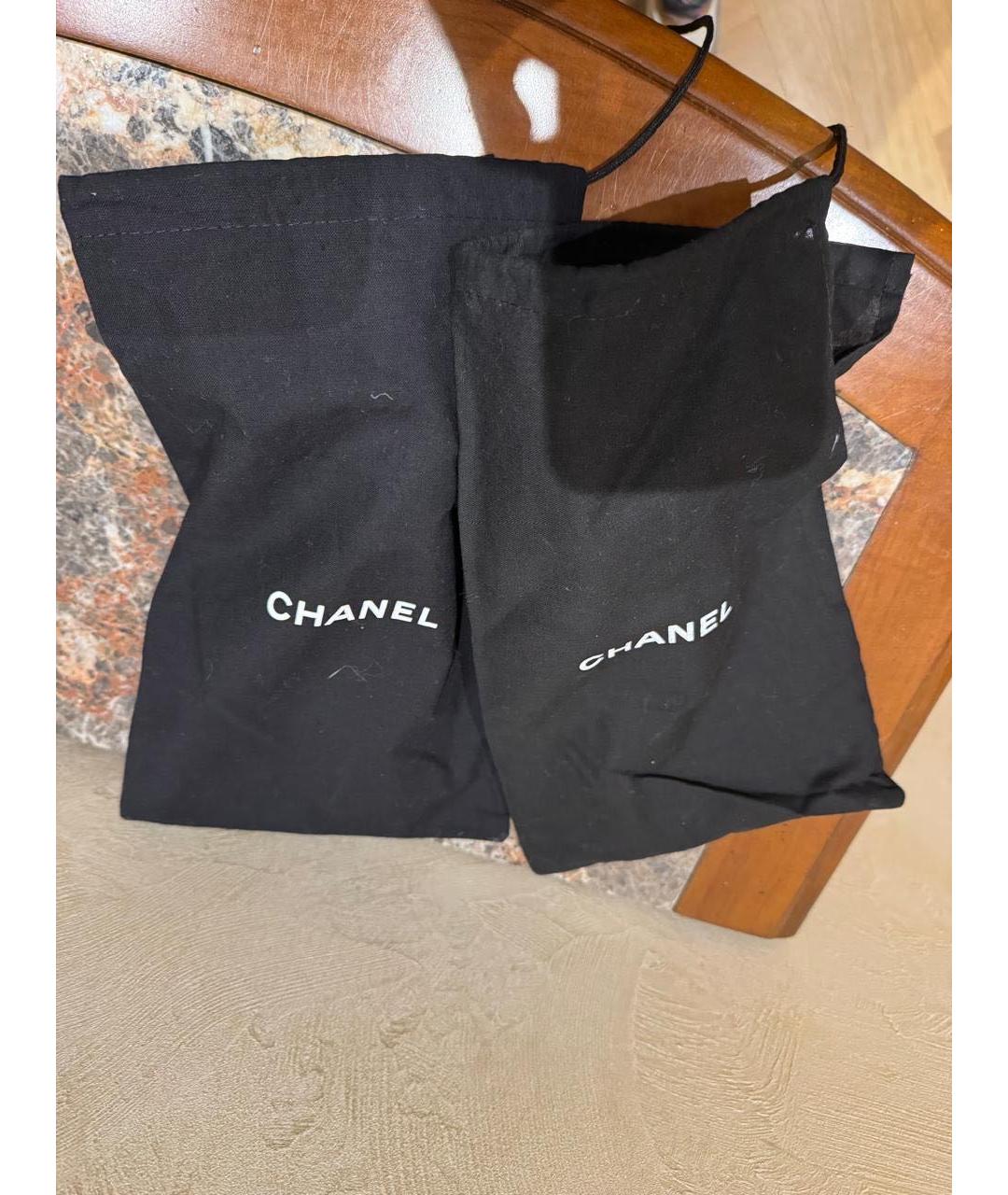 CHANEL Черные сандалии, фото 8