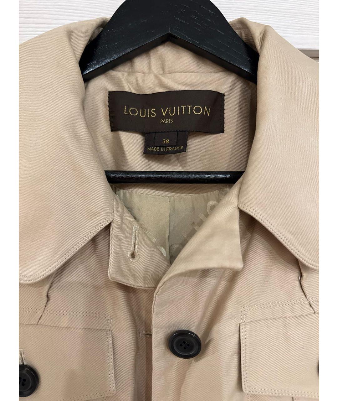LOUIS VUITTON Бежевый хлопковый жакет/пиджак, фото 3