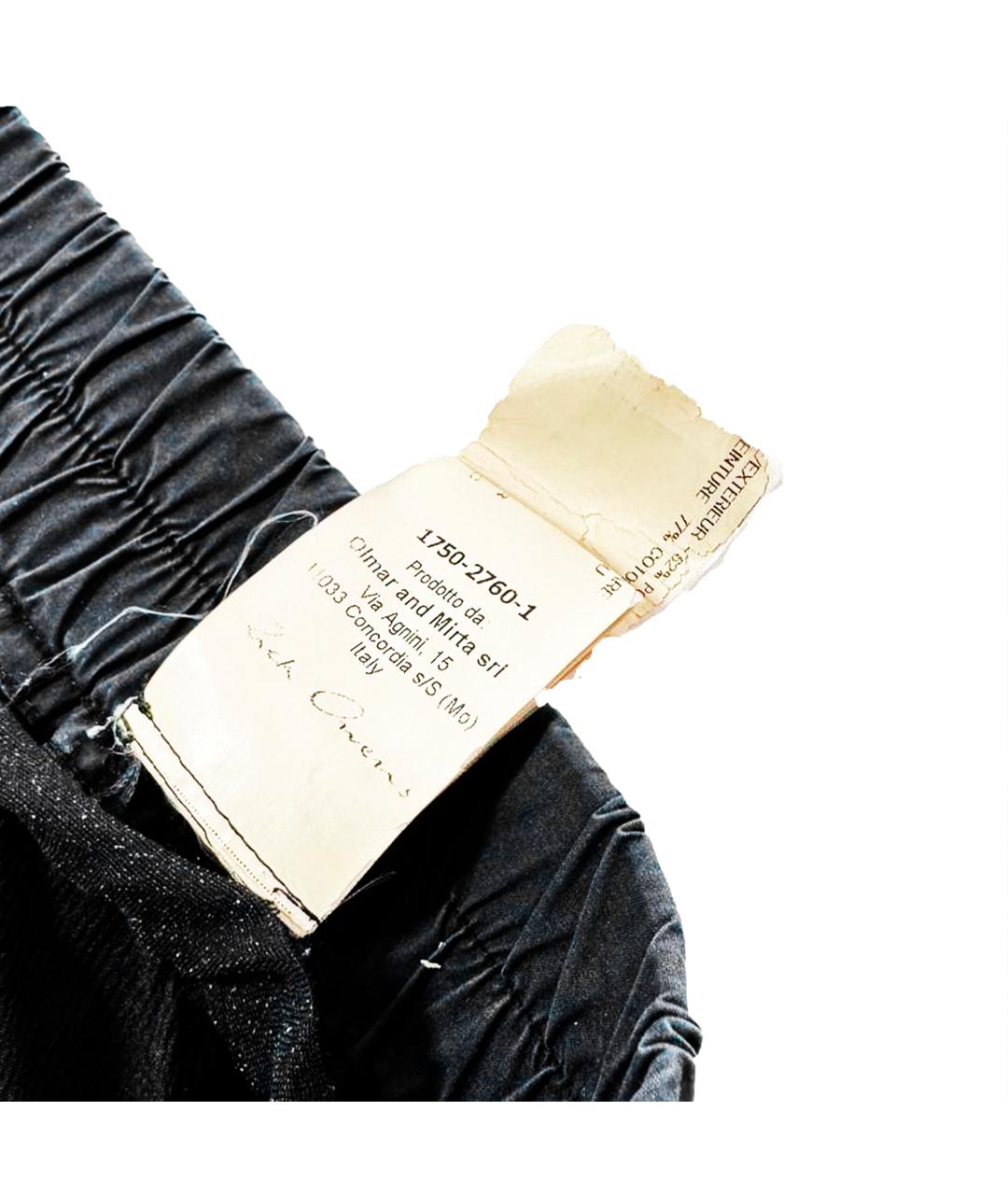 RICK OWENS Черные вискозные шорты, фото 5
