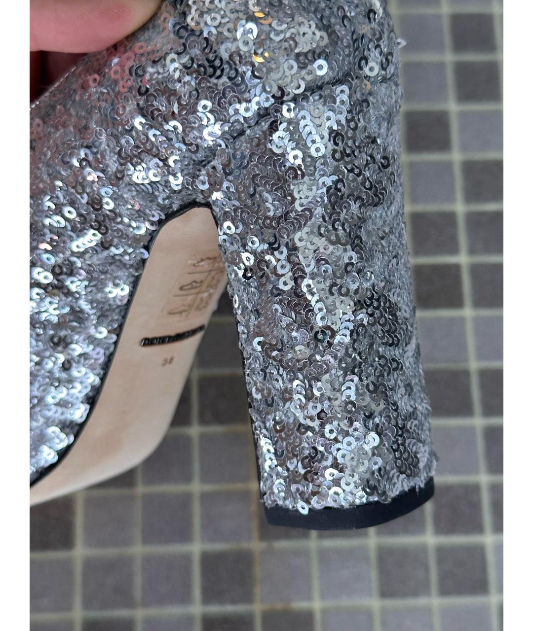 DOLCE&GABBANA Серебряные туфли, фото 4