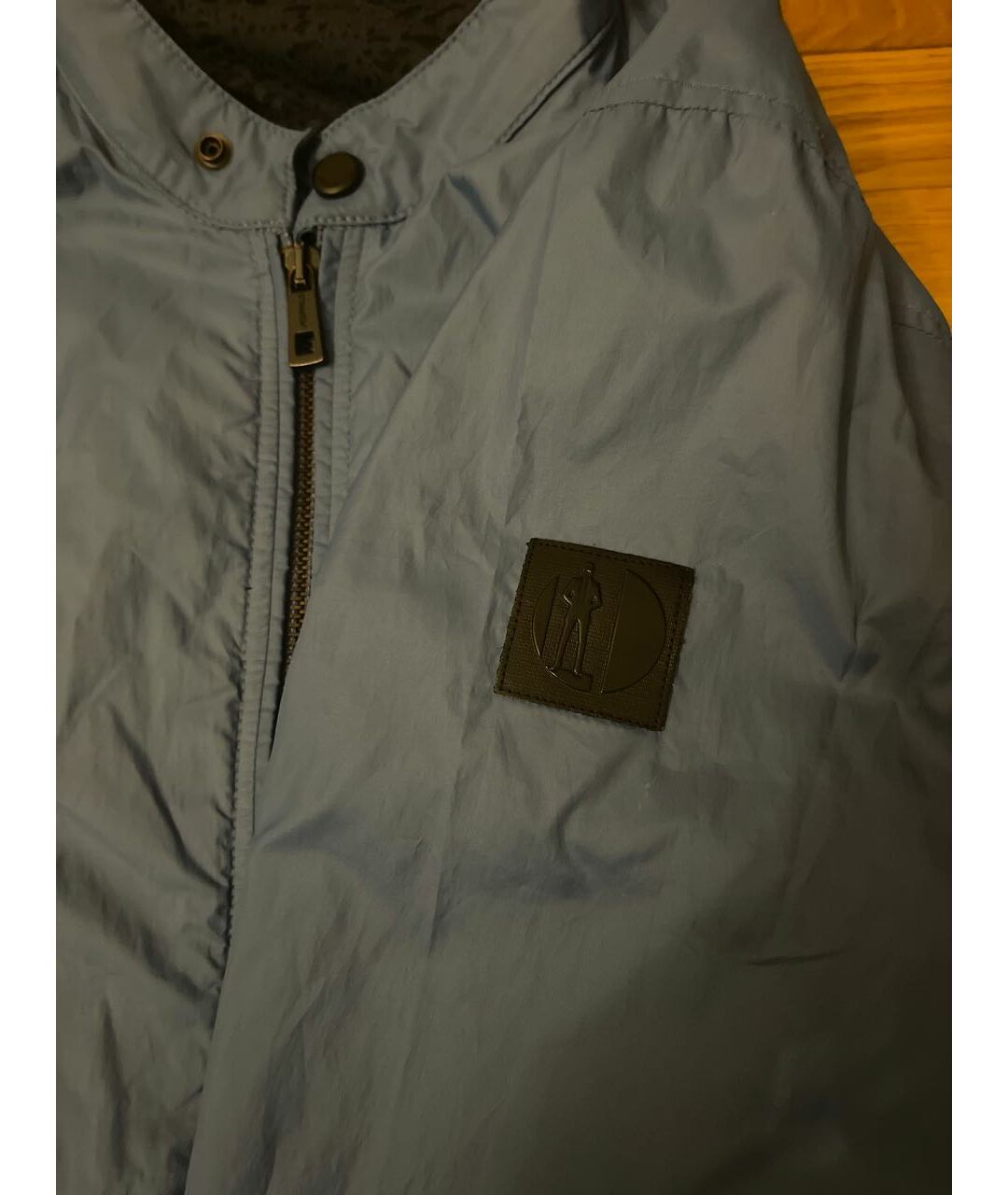 KARL LAGERFELD Голубая полиэстеровая куртка, фото 4