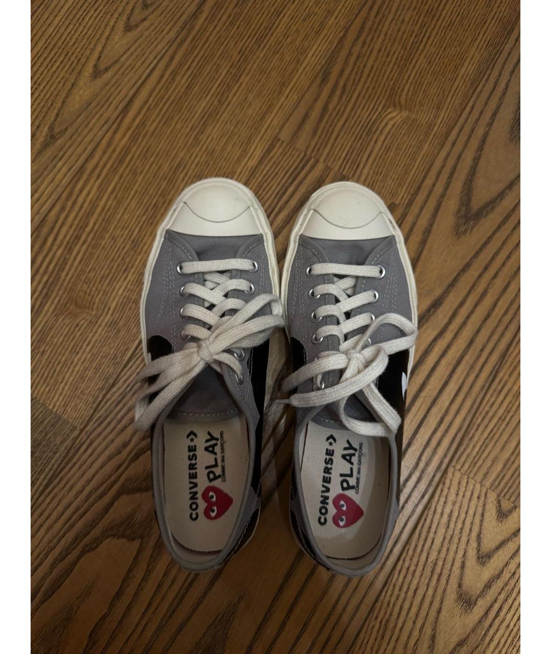 CONVERSE Серые текстильные кеды, фото 2