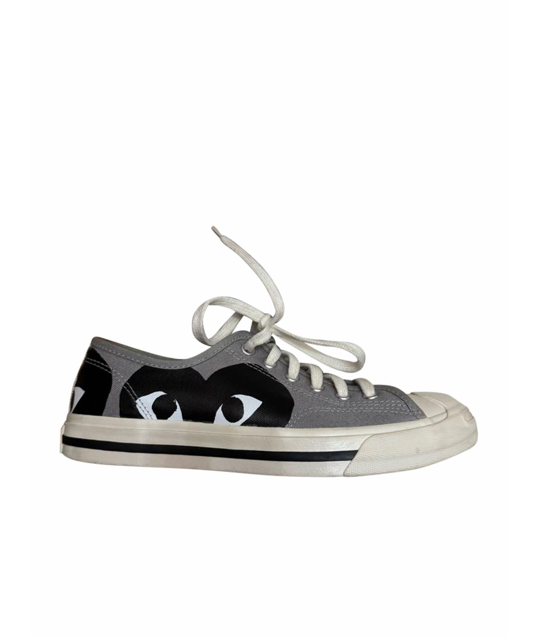 CONVERSE Серые текстильные кеды, фото 1