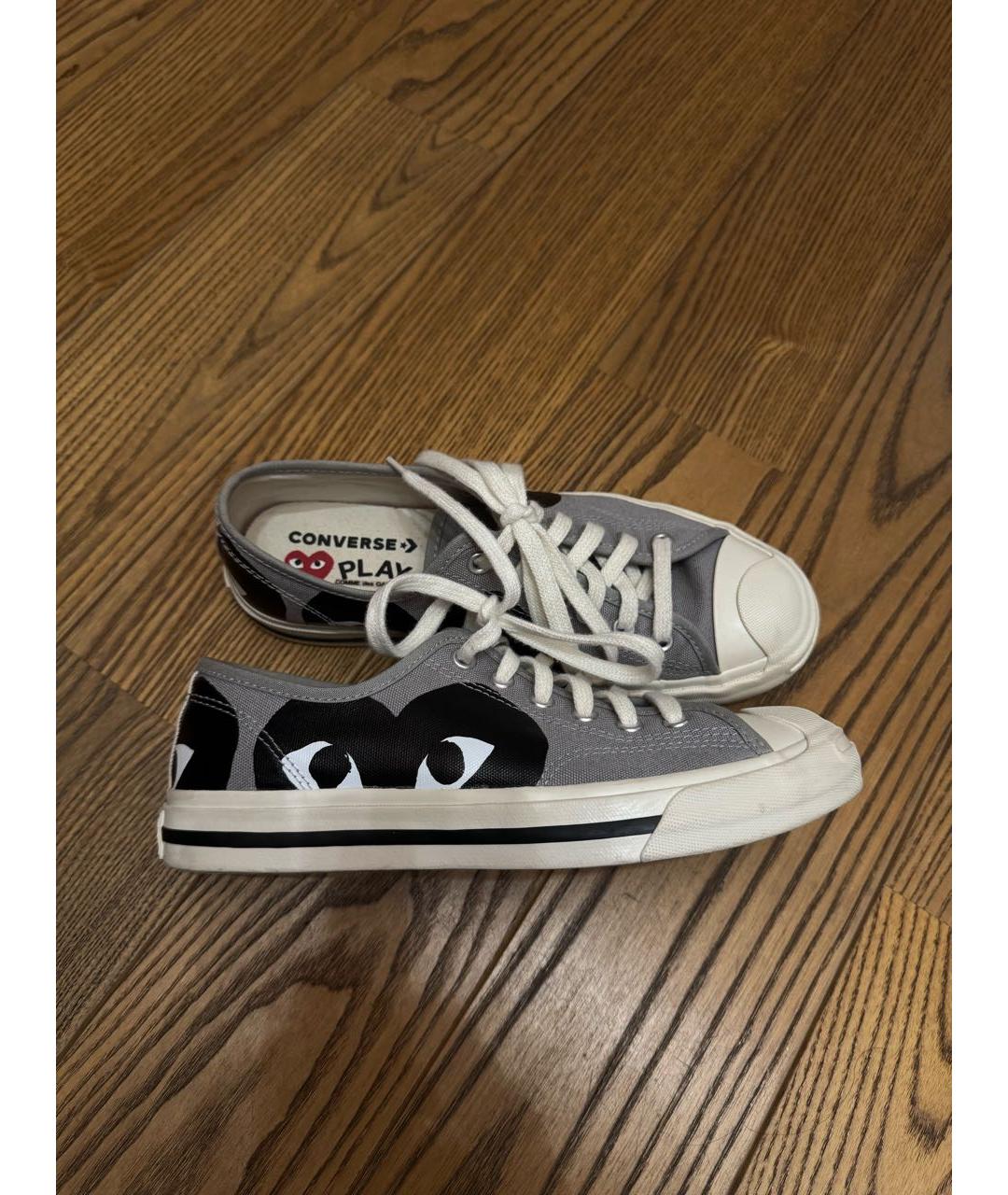 CONVERSE Серые текстильные кеды, фото 5