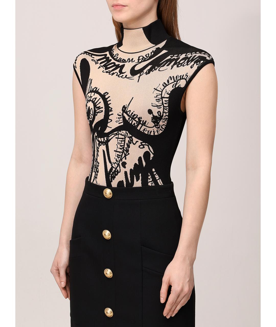 BALMAIN Мульти вискозное боди, фото 4