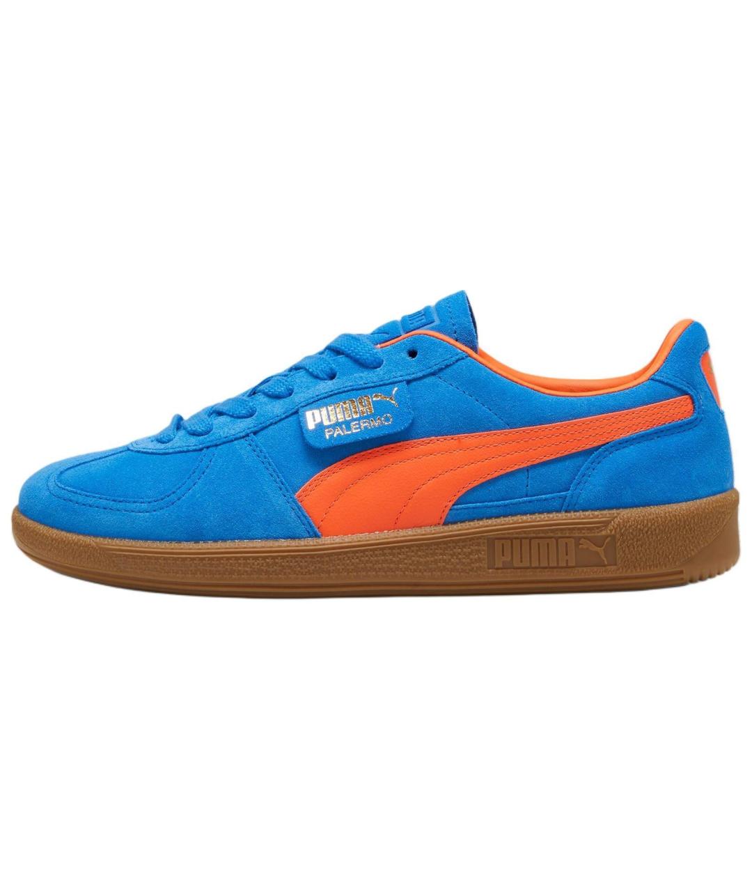 PUMA Синие кожаные кеды, фото 5