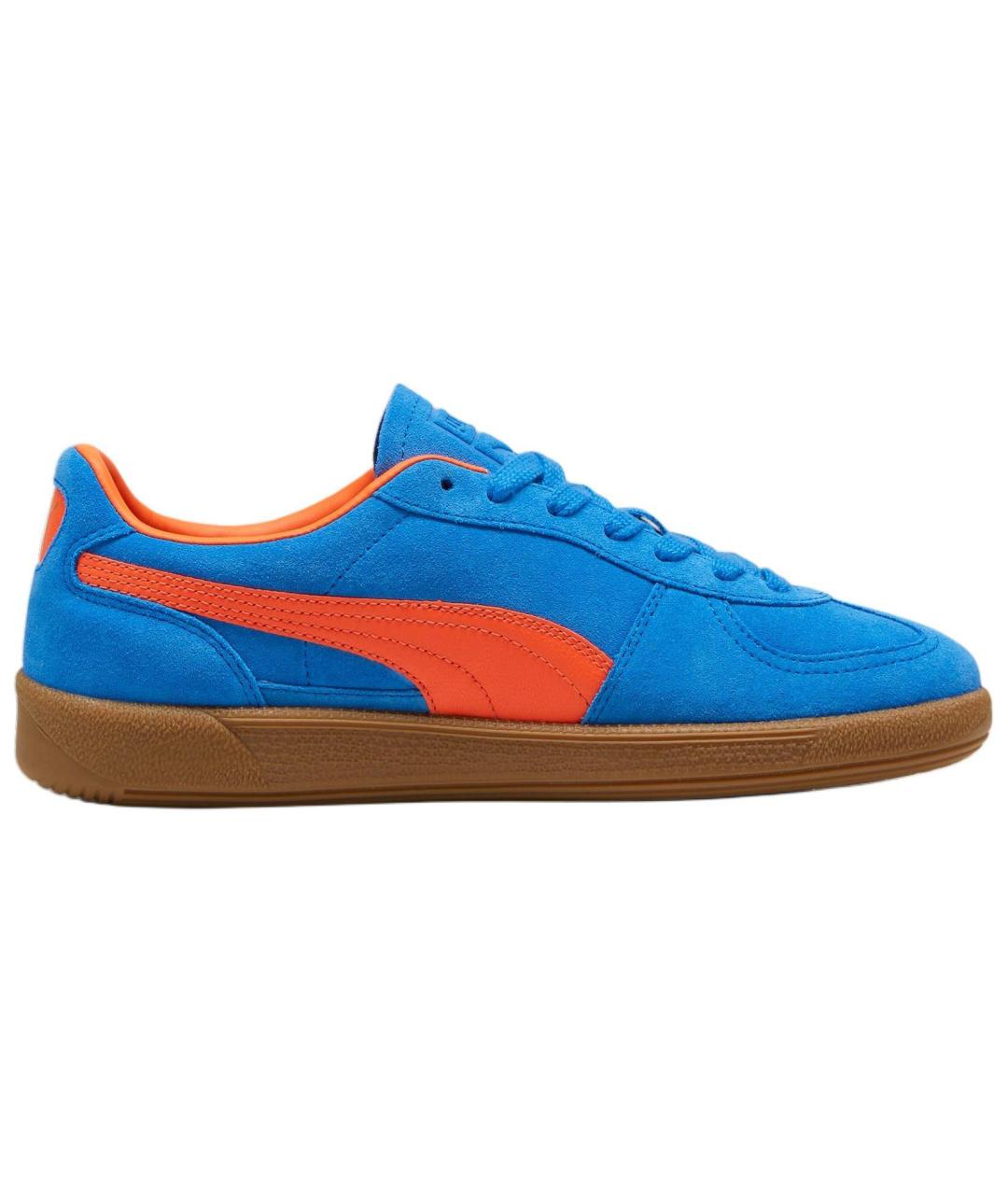 PUMA Синие кожаные кеды, фото 2