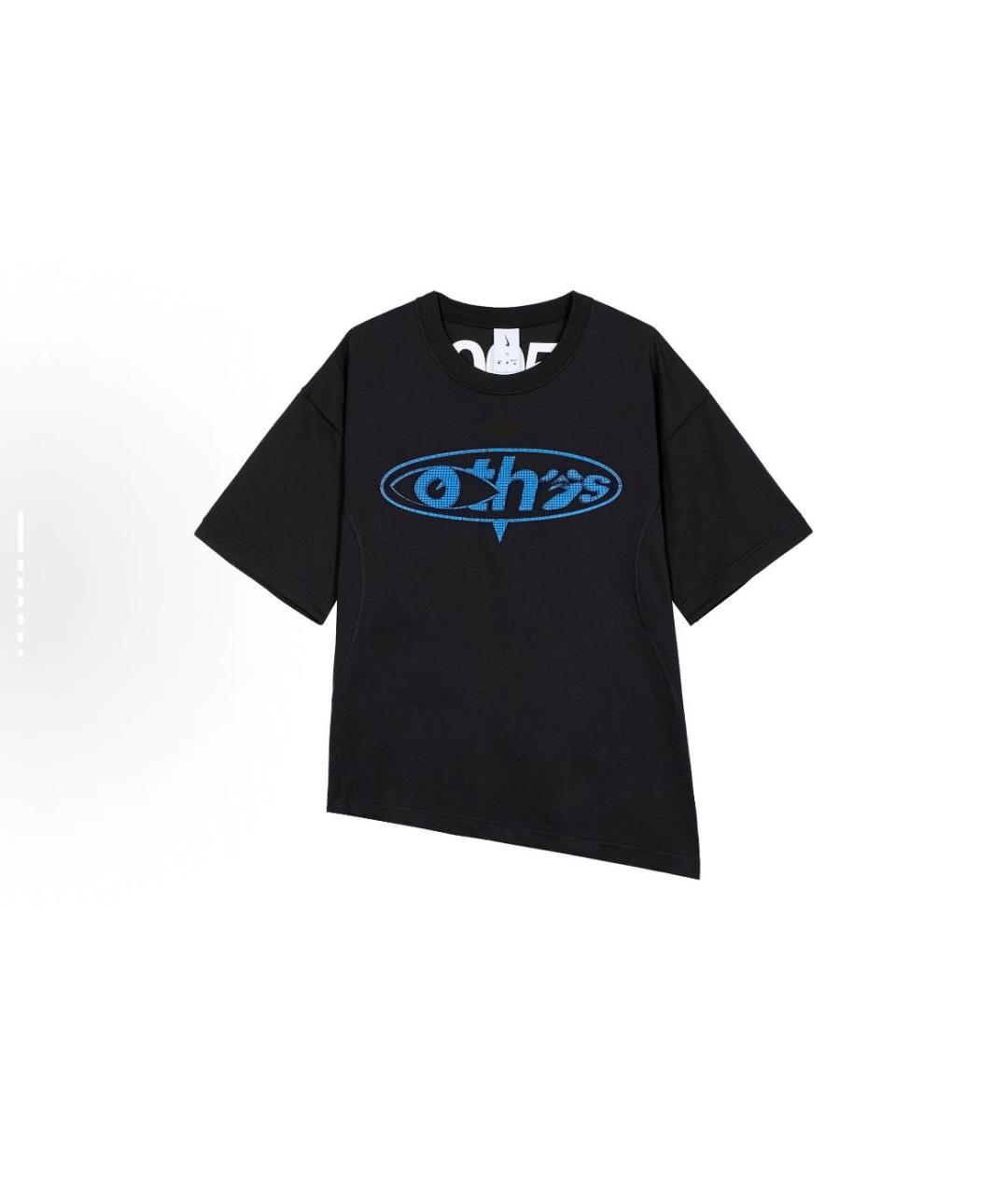 NIKE X OFF-WHITE Черная хлопковая футболка, фото 3