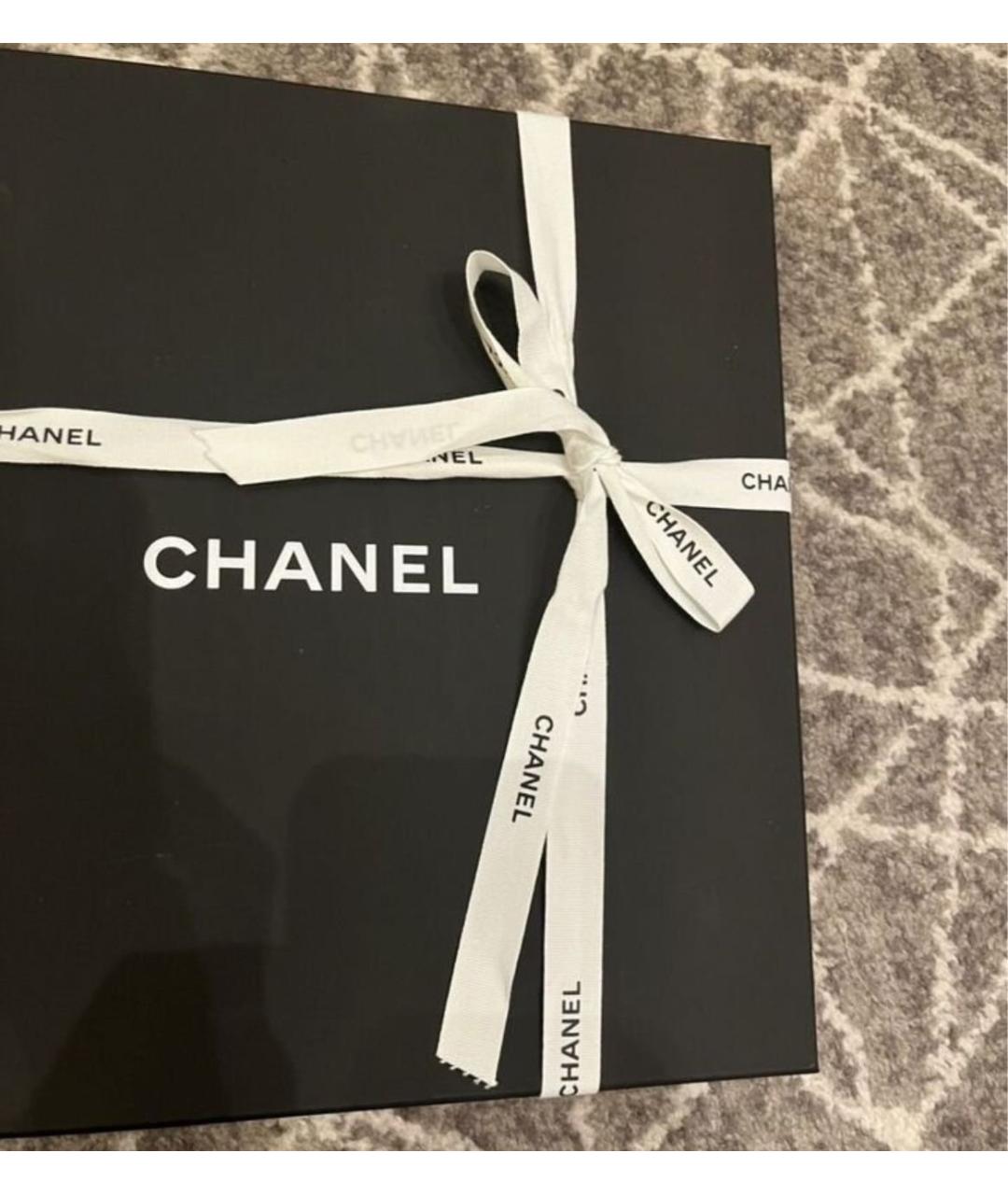 CHANEL Темно-синяя кашемировая шапка, фото 3