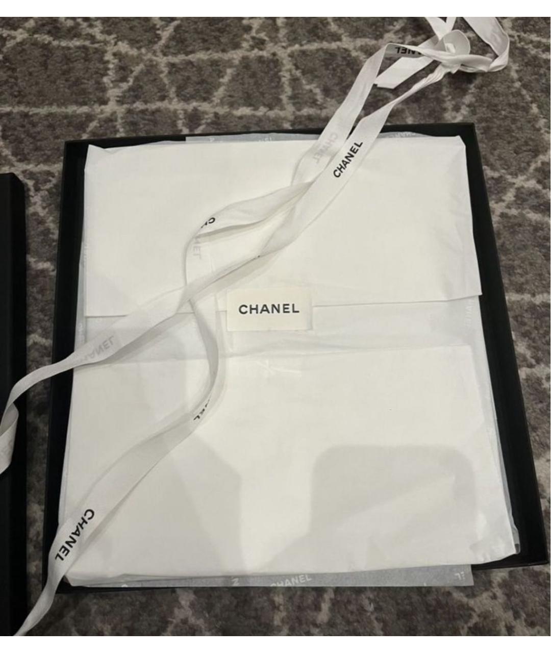 CHANEL Темно-синяя кашемировая шапка, фото 2