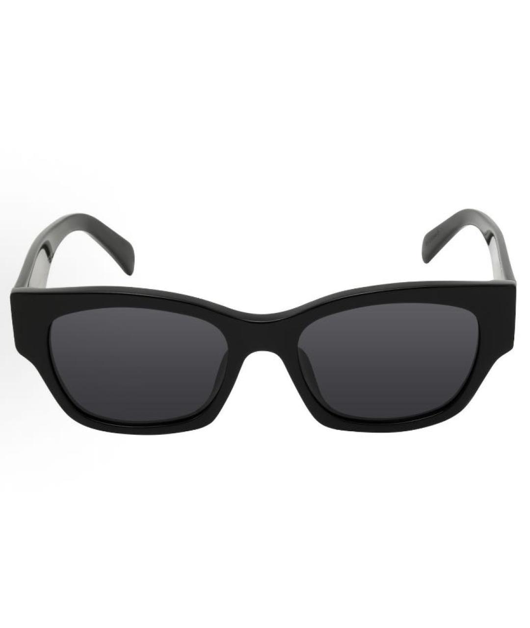 CELINE Черные пластиковые солнцезащитные очки, фото 2
