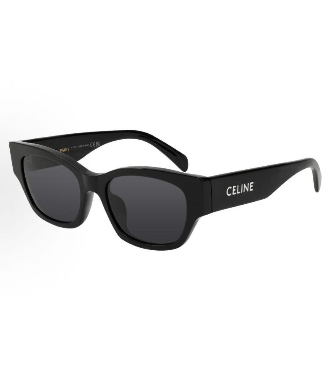 CELINE Черные пластиковые солнцезащитные очки, фото 5