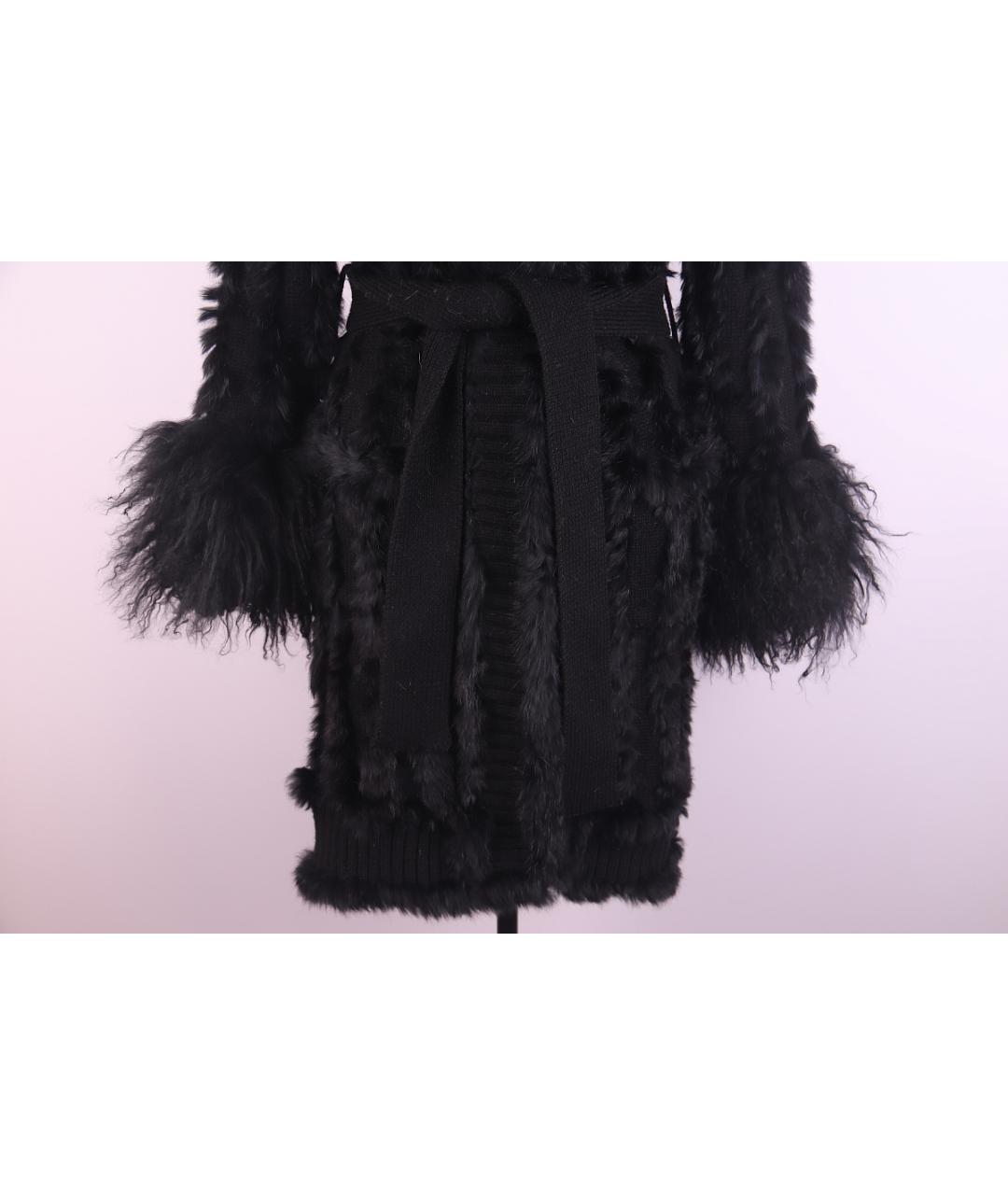 DOLCE&GABBANA Черное пальто, фото 4
