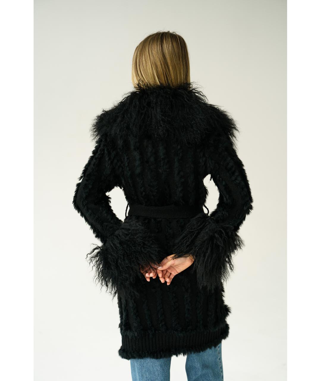 DOLCE&GABBANA Черное пальто, фото 3