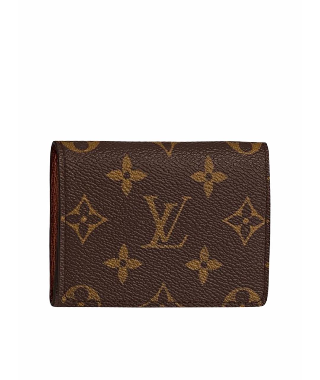 LOUIS VUITTON Коричневая визитница, фото 1
