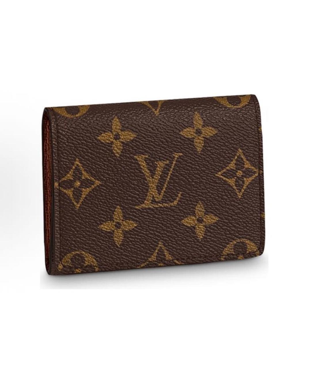 LOUIS VUITTON Коричневая визитница, фото 4