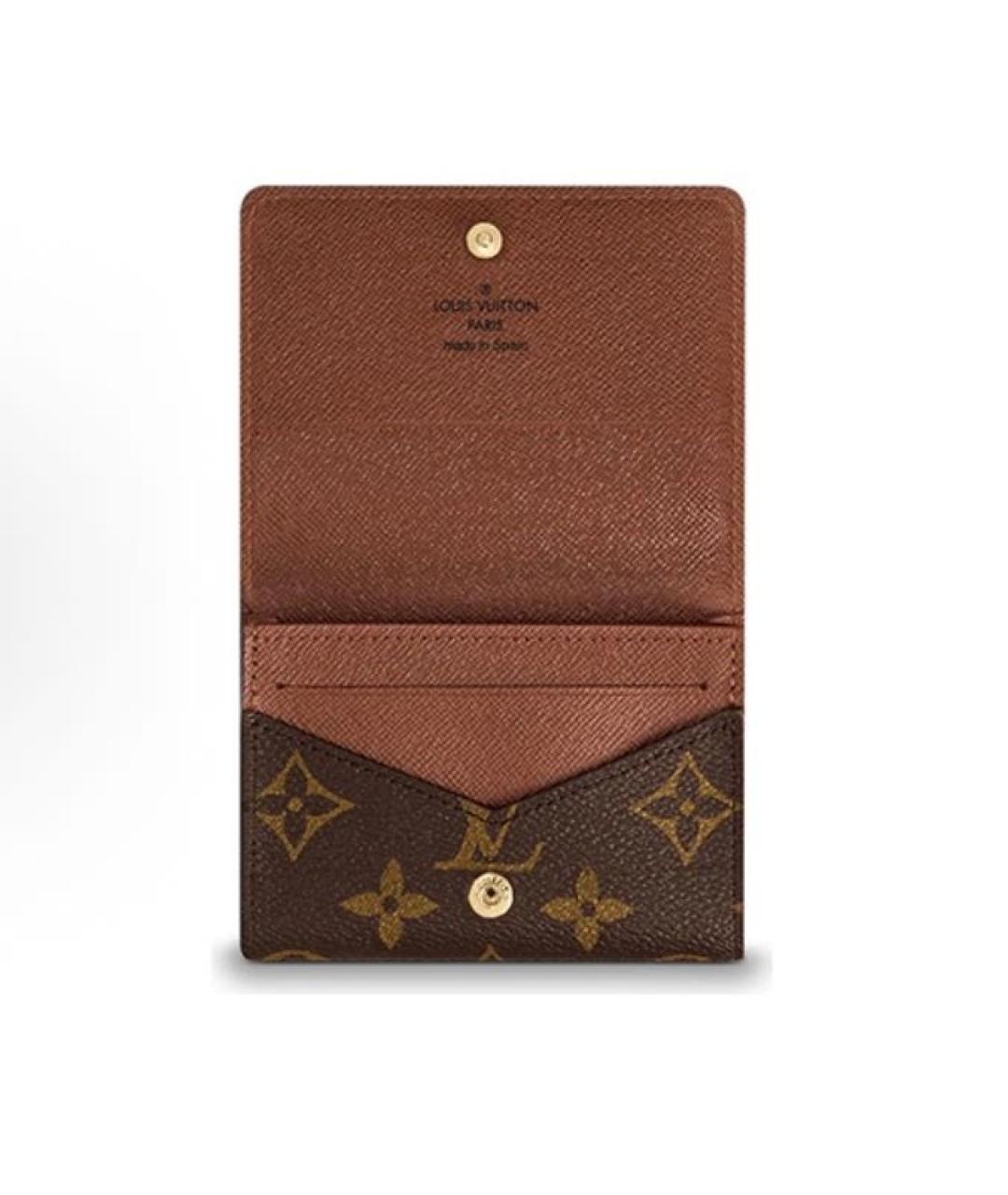 LOUIS VUITTON Коричневая визитница, фото 3