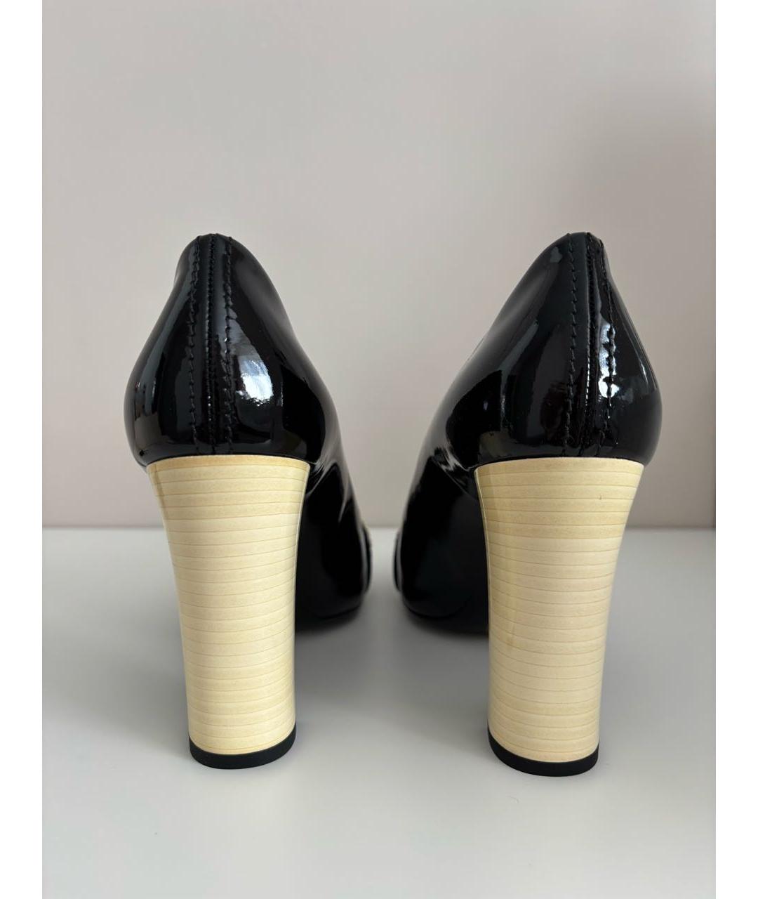 LANVIN Черные туфли из лакированной кожи, фото 4