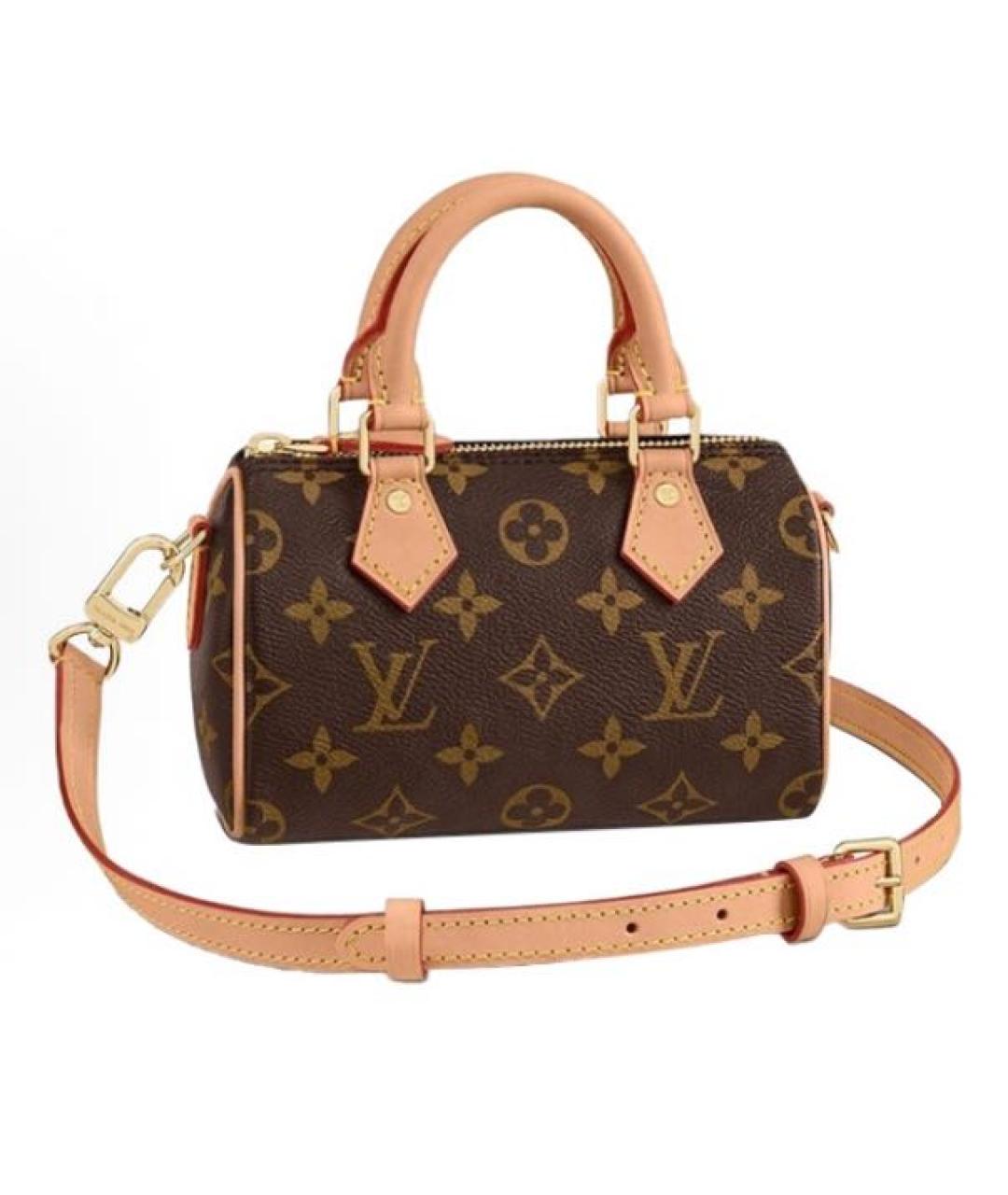 LOUIS VUITTON Коричневая сумка через плечо, фото 5