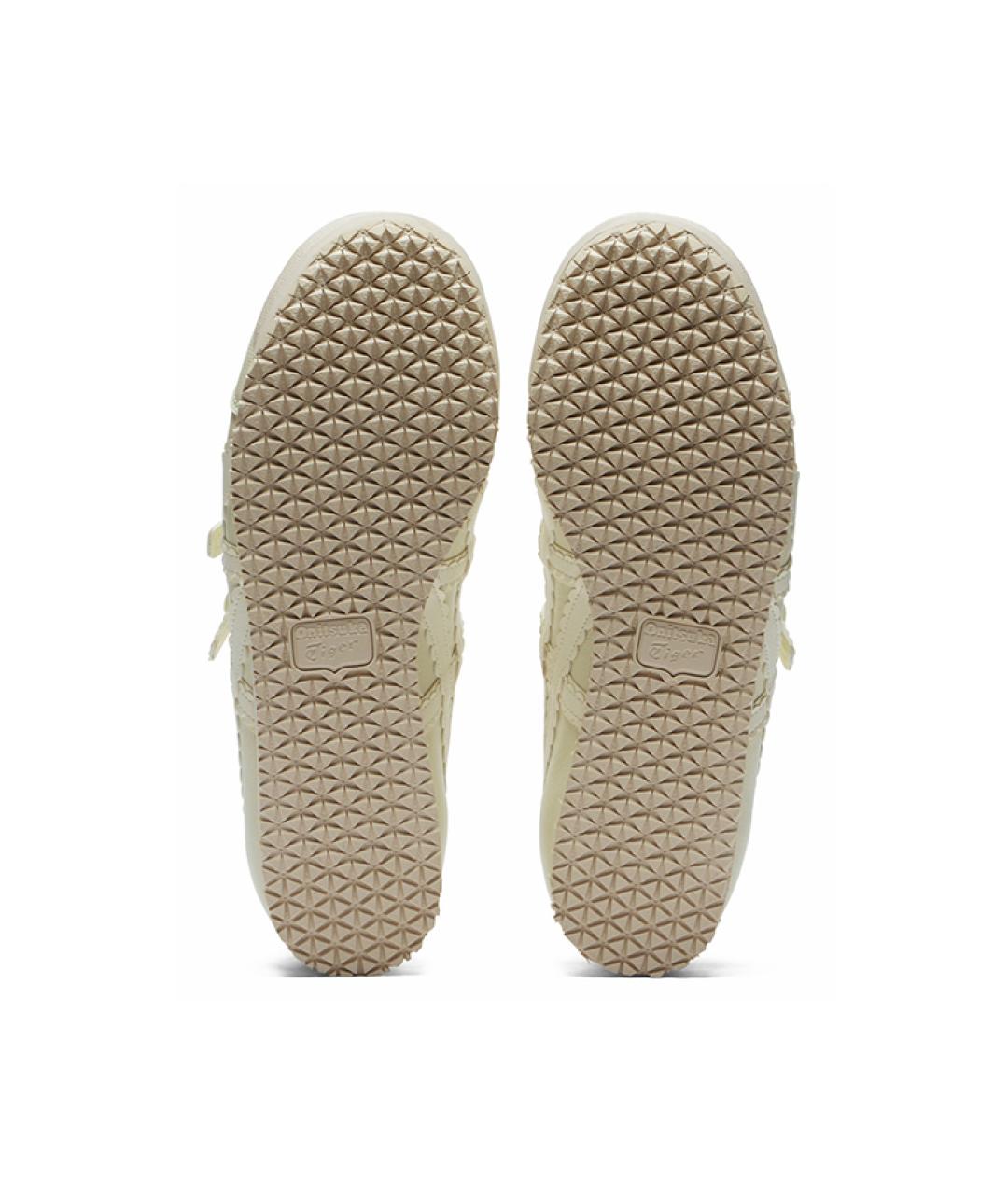 ONITSUKA TIGER Бежевые кожаные балетки, фото 8