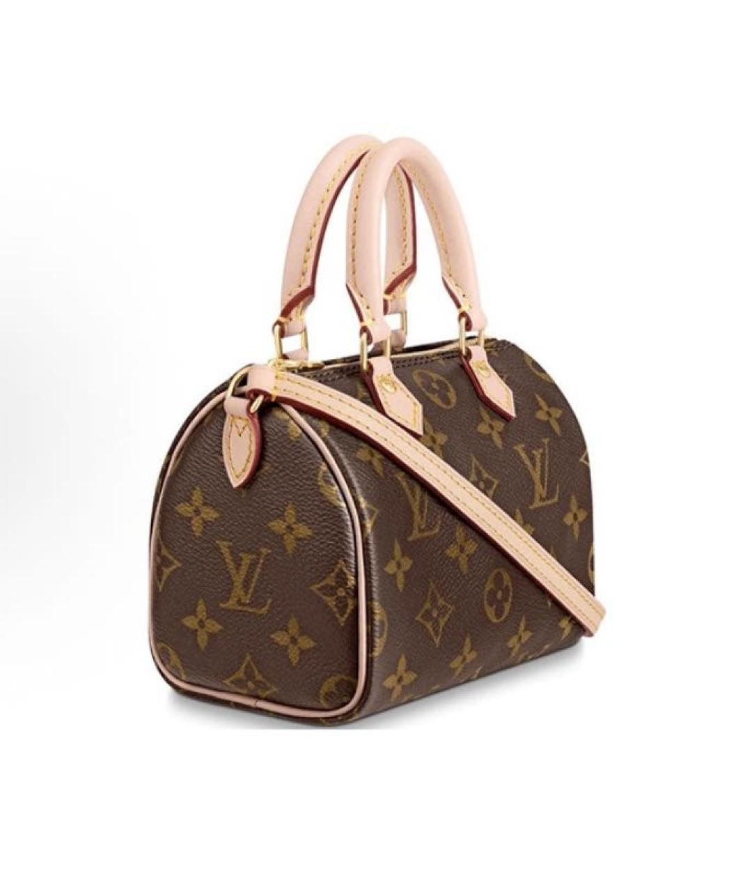 LOUIS VUITTON Коричневая сумка с короткими ручками, фото 2