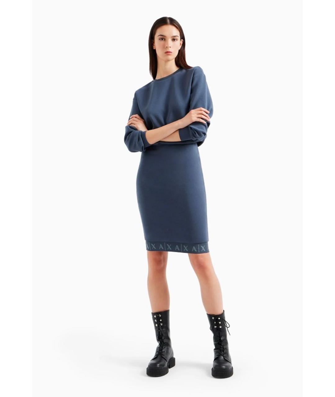 ARMANI EXCHANGE Серое повседневное платье, фото 6