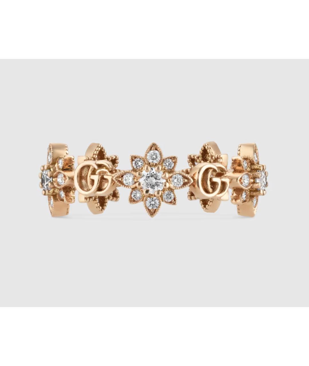 GUCCI Золотое кольцо из розового золота, фото 10