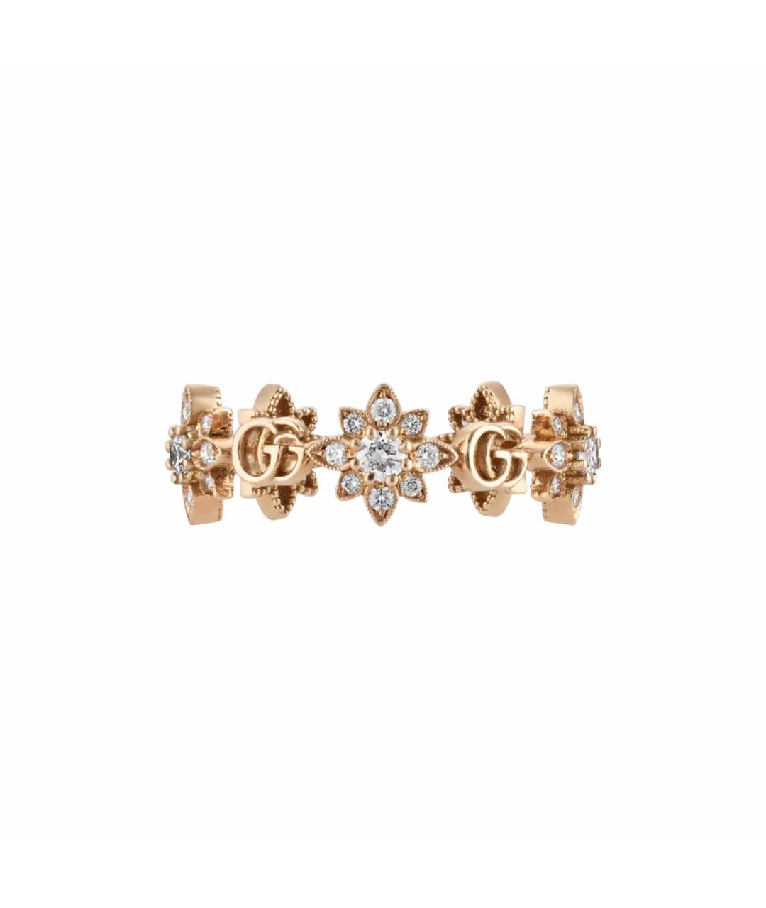 GUCCI Золотое кольцо из розового золота, фото 1