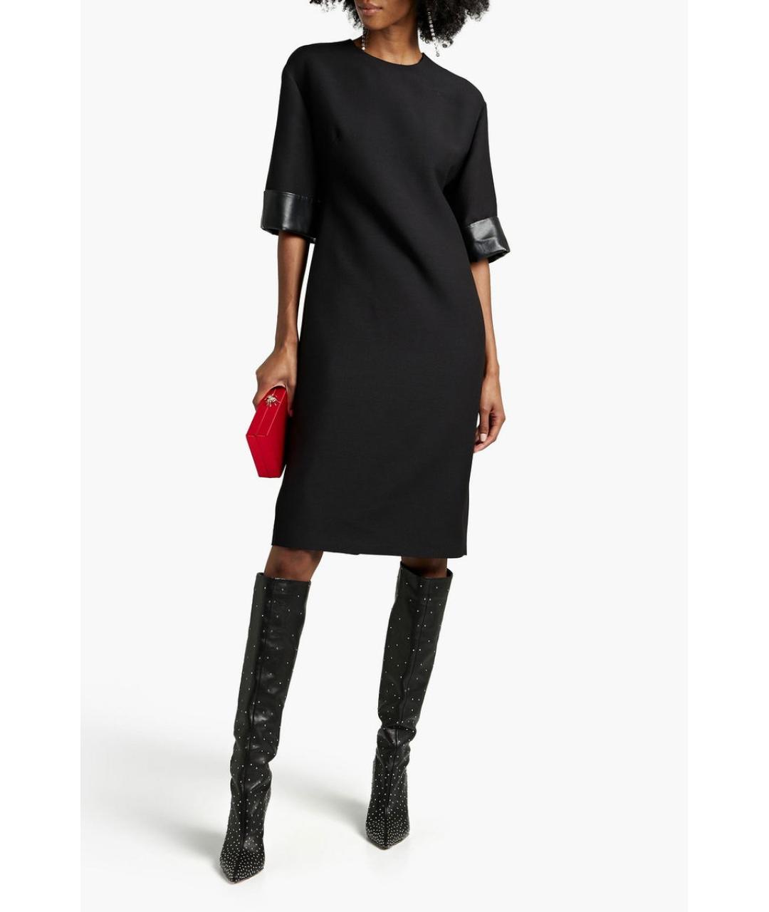 VALENTINO Черное повседневное платье, фото 4