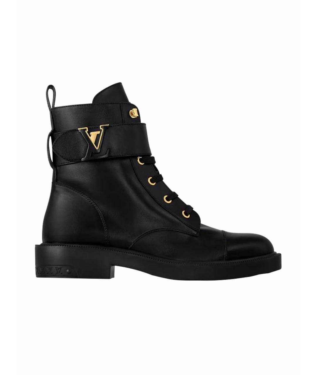 LOUIS VUITTON Черные сапоги, фото 1