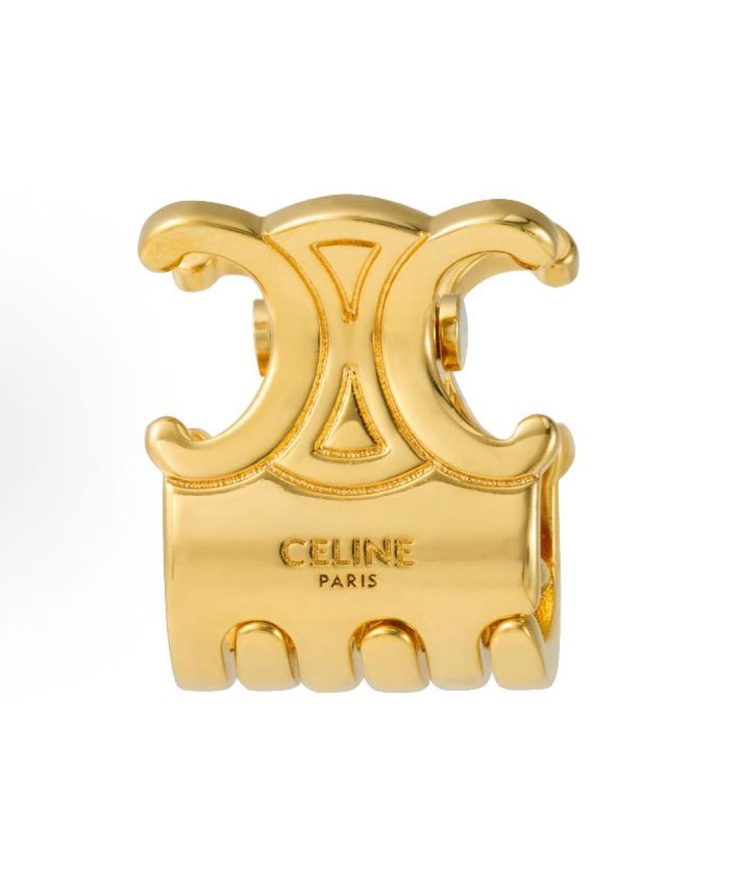CELINE Золотая заколка, фото 2