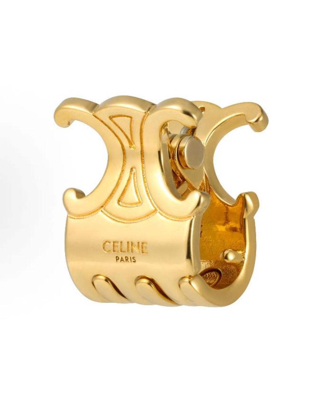 CELINE Золотая заколка, фото 5