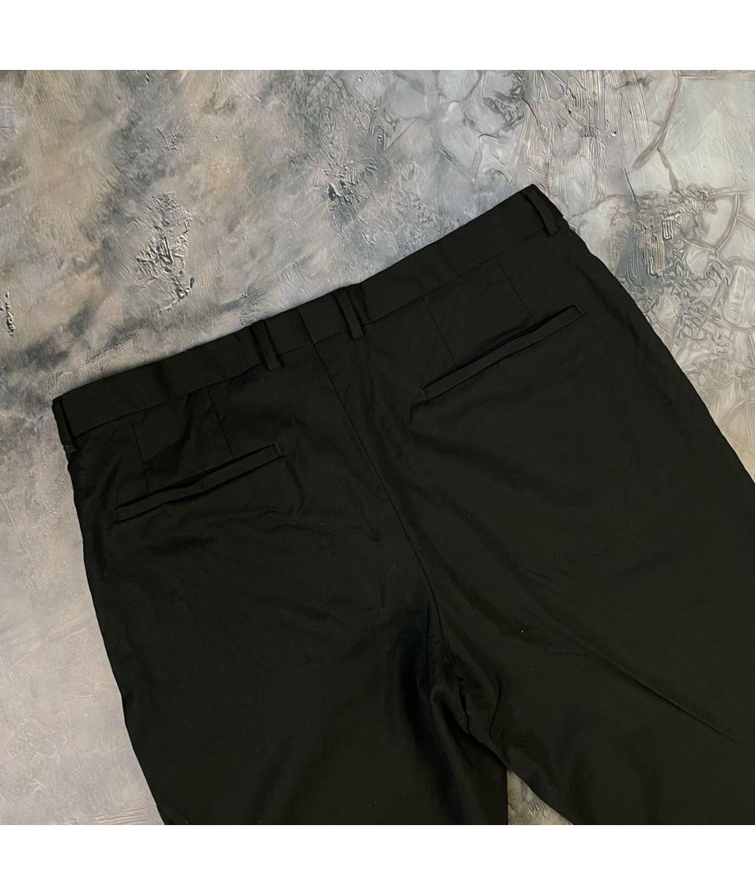 HUGO BOSS Черные шерстяные классические брюки, фото 5