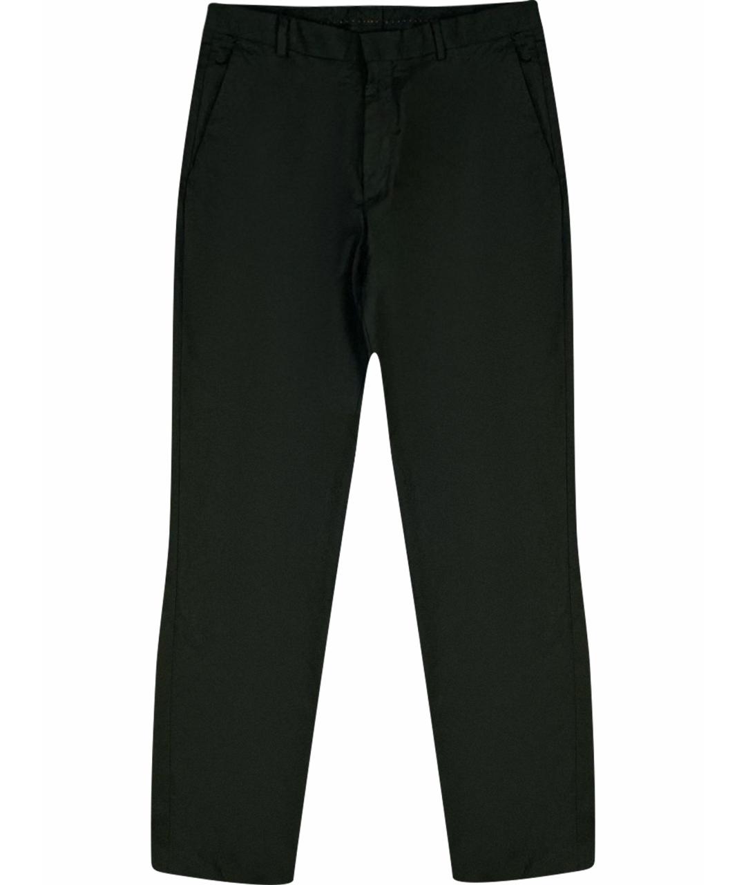 HUGO BOSS Черные шерстяные классические брюки, фото 1