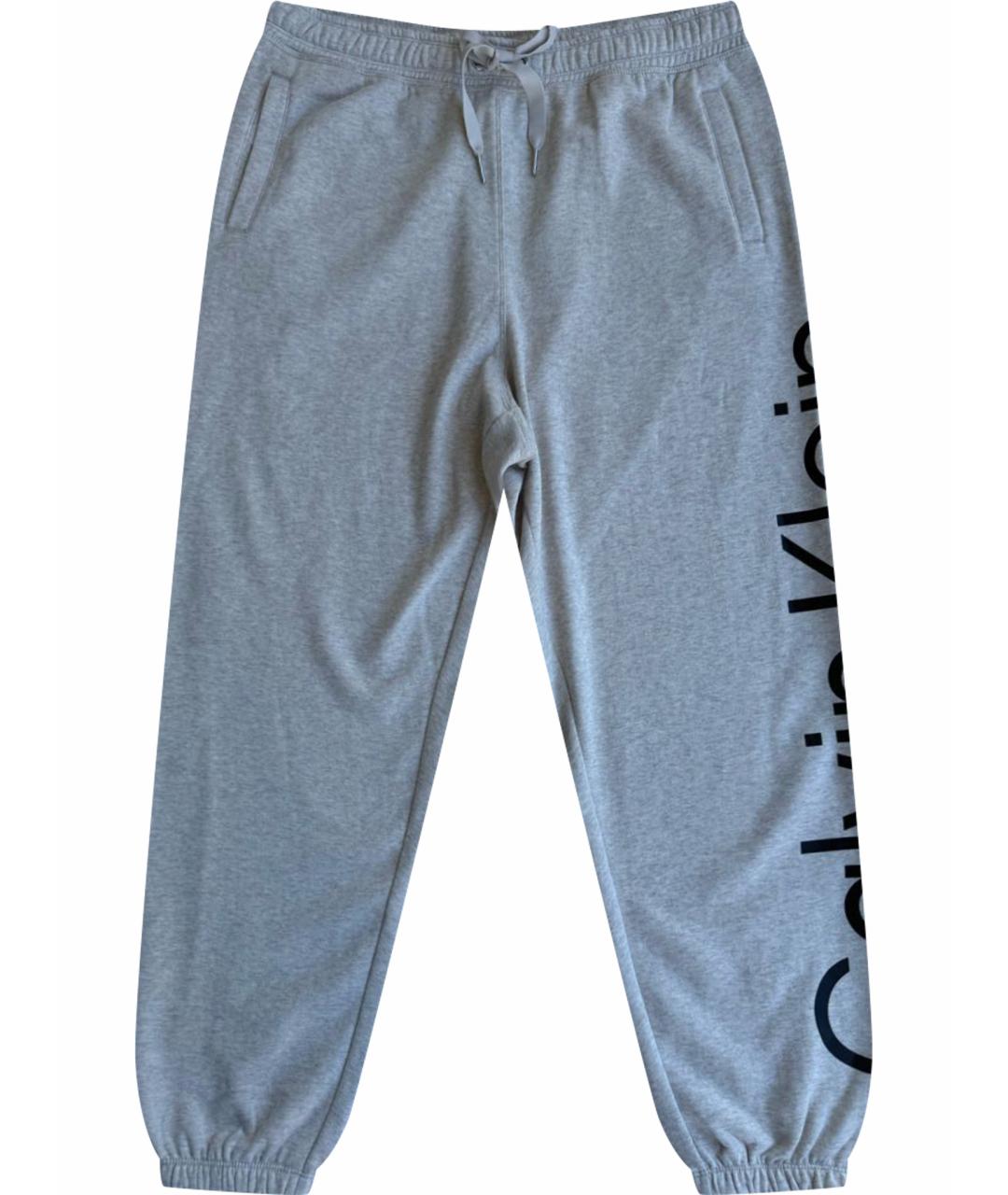 CALVIN KLEIN Бежевые хлопковые спортивные брюки и шорты, фото 1